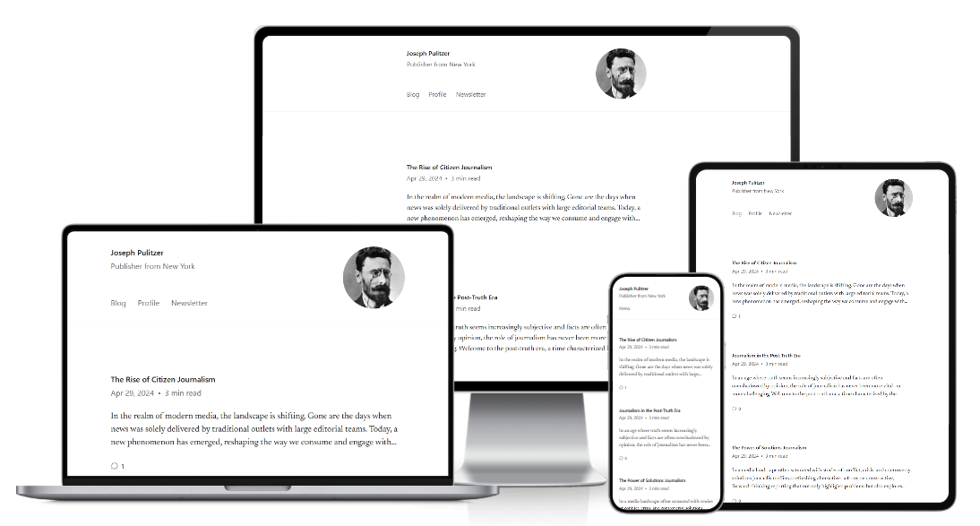 WordPress 写作主题：Pulitzer（极简主义、注重可读性、Block 区块化设计）